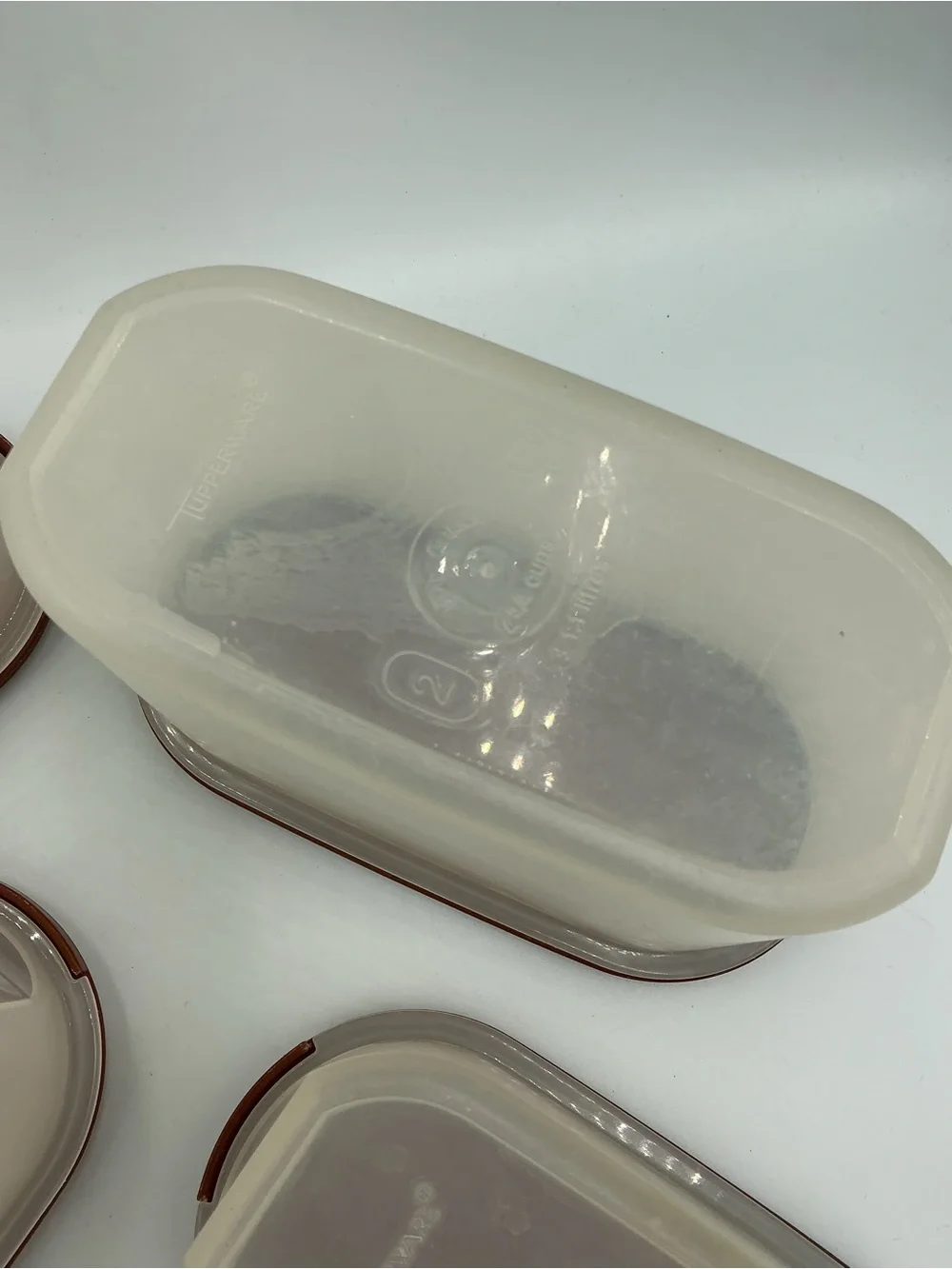 Vintage Tupperware Modular Mates Brown Set Made In USA 6 Pieces